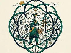 Gilbert Gatali and Gervais — coffee farmer illustration 2