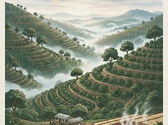 Busanze washing station β coffee farm illustration 1