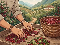 Diego Horta — coffee farmer illustration 2