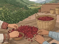 Georgina Puma — coffee farmer illustration 2