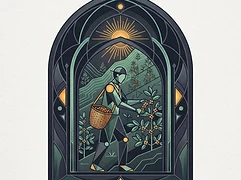 Efraín “Macho” and Kevin Naranja — coffee farmer illustration 1