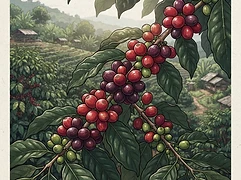 Behind The Leaf — coffee farm illustration 3