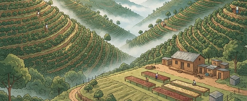Family-owned farms organized around the INGOBOKA Cooperative