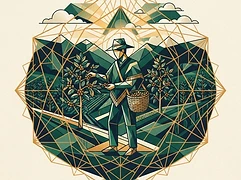 Banexport — coffee farmer illustration 1