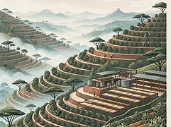 Mamuto β coffee farm illustration 1
