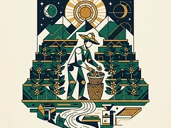 Luis Huayhua — coffee farmer illustration 2