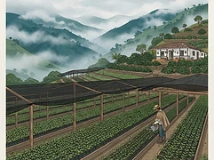 Gabriel Castaño Buendía — coffee farmer illustration 3