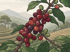 Caserio Teogal — coffee farm illustration 3