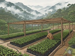 Cultivar — coffee farmer illustration 3