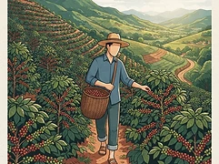Edgardo Reyes — coffee farmer illustration 1