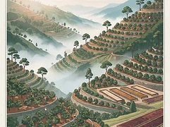 La Soledad — coffee farm illustration 1