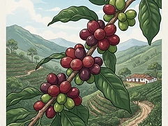 La Cumbre β coffee farm illustration 3