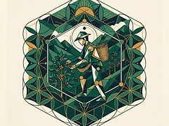 Elias Roa & Bellanid Sanchez — coffee farmer illustration 3