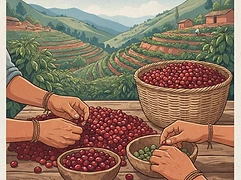 Rolando Ramirez — coffee farmer illustration 2