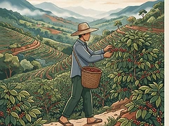 Jamison Savage — coffee farmer illustration 1
