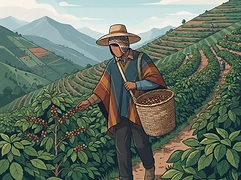 Andres Torre Ore — coffee farmer illustration 1