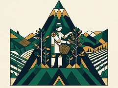 Maritza Dota — coffee farmer illustration 1