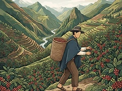 Georgina Puma — coffee farmer illustration 1