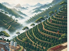 Gamatui Community β coffee farm illustration 1