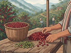 Diego Bermudez — coffee farmer illustration 2