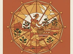 45 small producers working with Sookoo Coffee — coffee farmer illustration 3