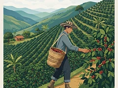 Benjamin Paz — coffee farmer illustration 1