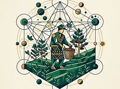 Alarcon family — coffee farmer illustration 2