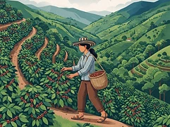 Benjamin Tunubalá — coffee farmer illustration 1