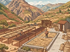 El Rejo — coffee farm illustration 2