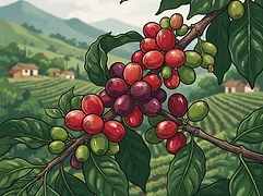 Finca El Jardín — coffee farm illustration 3