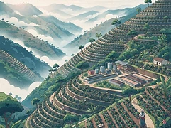 Altos de Quitumpamba — coffee farm illustration 1