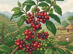 Tero Farm β coffee farm illustration 3