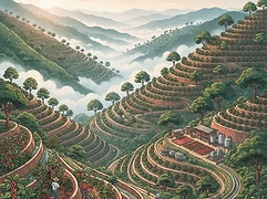 El Mirador β coffee farm illustration 1