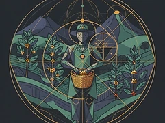 Juana Gaspar — coffee farmer illustration 1