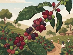 Busambo Hill — coffee farm illustration 3
