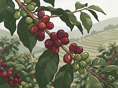 Kiawamururu Factory — coffee farm illustration 3