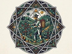 Antonio Medina — coffee farmer illustration 3