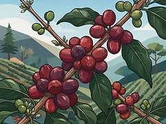 El Itacayo — coffee farm illustration 3