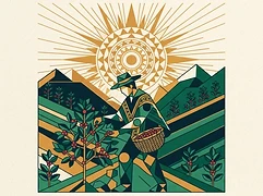José Peña — coffee farmer illustration 2