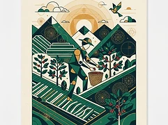 Néstor Lasso — coffee farmer illustration 3