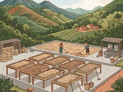 Finca La Soledad β coffee farm illustration 2