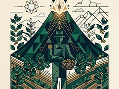 Jhonatan Pito — coffee farmer illustration 2