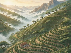 Vista Alegre β coffee farm illustration 1