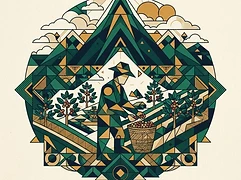 Enuar Rodrigo Ramos — coffee farmer illustration 3