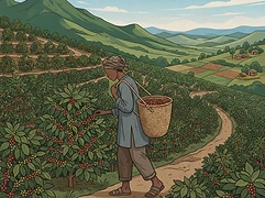 Faysel Abdosh — coffee farmer illustration 1