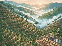 La Prosperidad de Chirinos Cooperative — coffee farm illustration 1