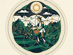 Counter Culture Coffee and Fritz Coffee Company — coffee farmer illustration 1
