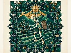 Ana María Caicedo and Pablo Orlando Chavez — coffee farmer illustration 1