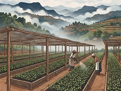 Twenty-three smallholder women producers — coffee farmer illustration 3