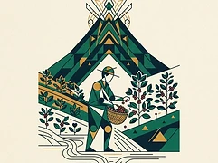 Juan Danilo Florez — coffee farmer illustration 3